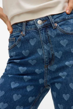 Vero Moda Jeans|Calças-Jeans estampado Azul