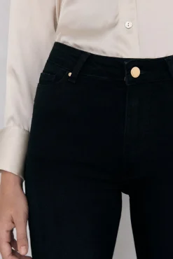 Pedro del Hierro Jeans|Calças-Jeans flare push-up Preto