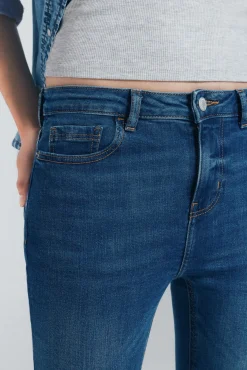 Springfield Jeans-Jeans kick flare azul