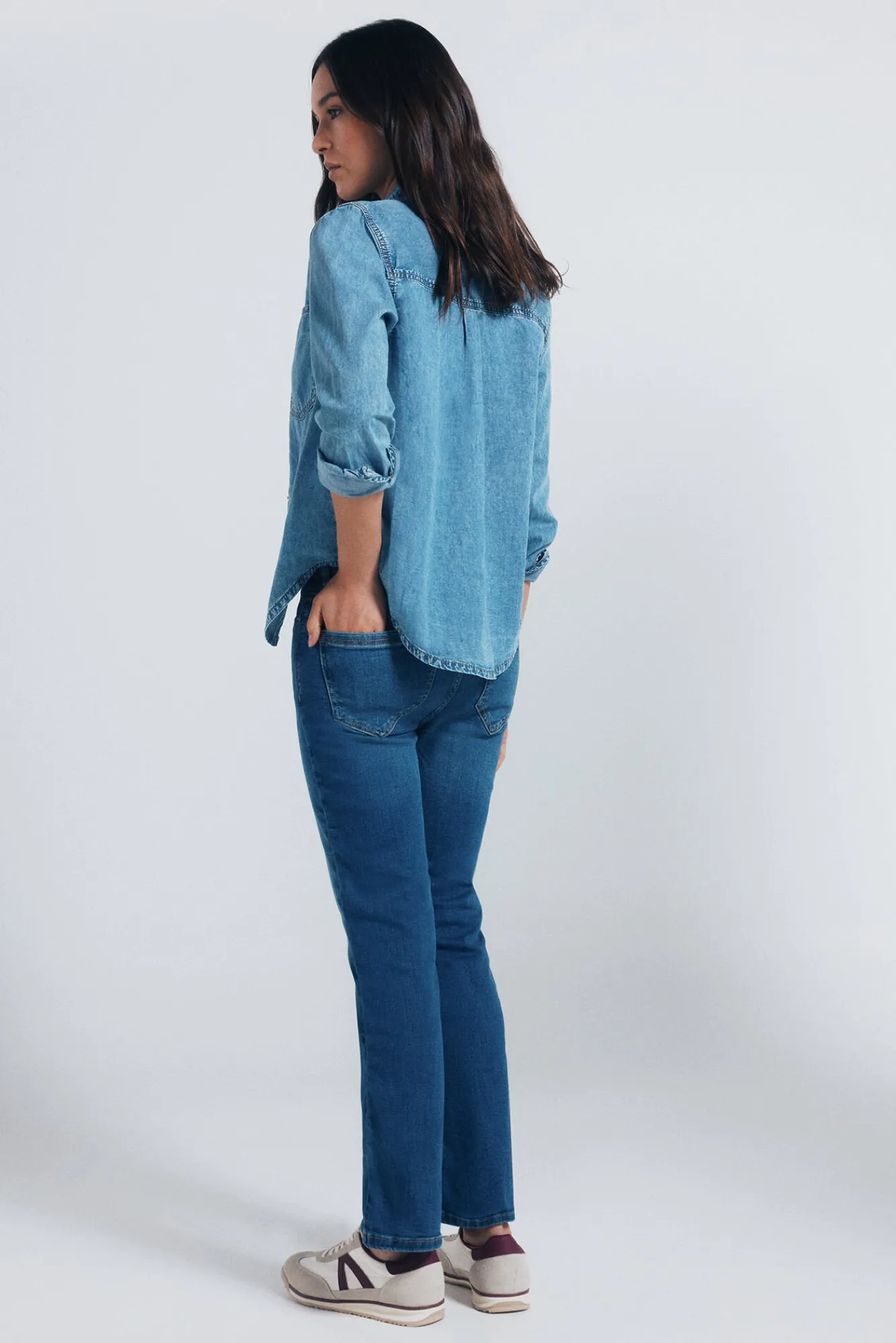 Springfield Jeans-Jeans kick flare azul