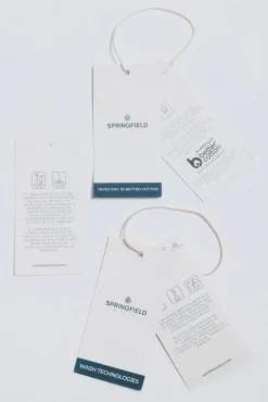 Springfield Jeans-Jeans lavado escuro regular fit azul