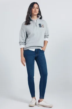 Springfield Jeans-Jeans Push up azul