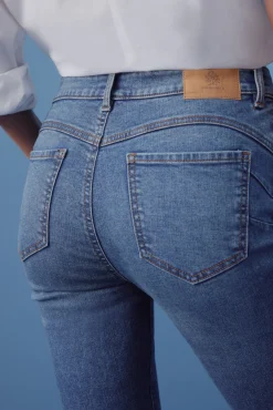 Springfield Jeans-Jeans Push up azul