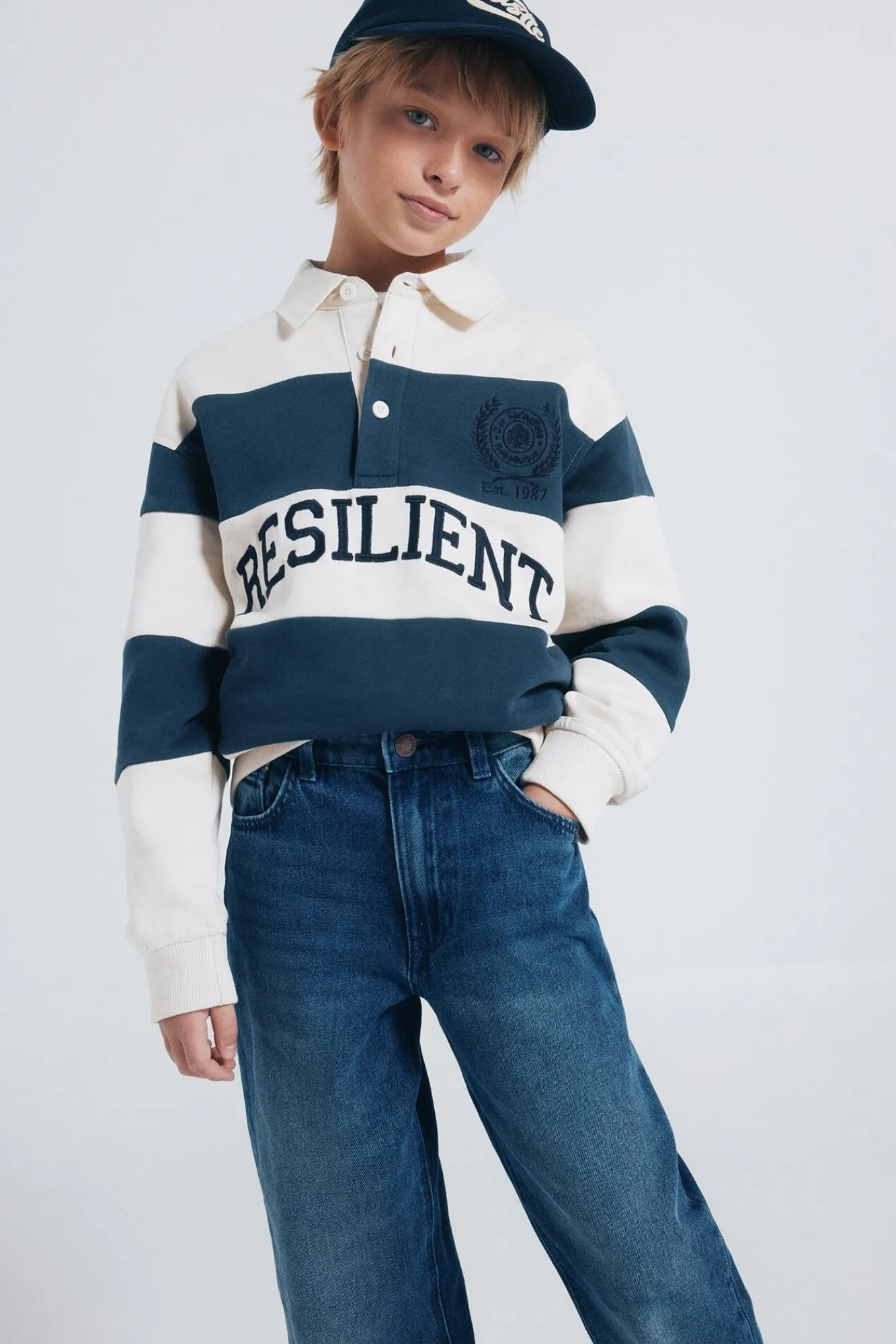 Springfield Kids Calças|Jeans-Jeans reto para meninos azul