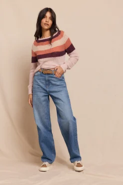 Slowlove Jeans|Calças-Jeans retos Azul