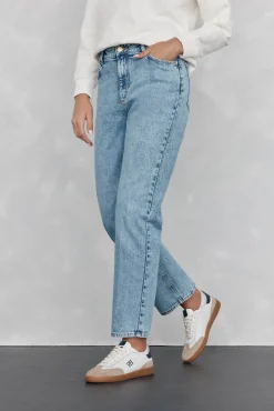 Pedro del Hierro Jeans|Calças-Jeans retos básicos Azul