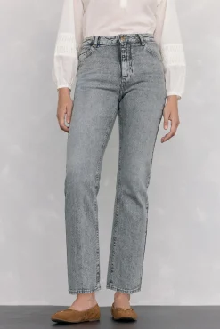 Pedro del Hierro Jeans|Calças-Jeans retos básicos Cizento