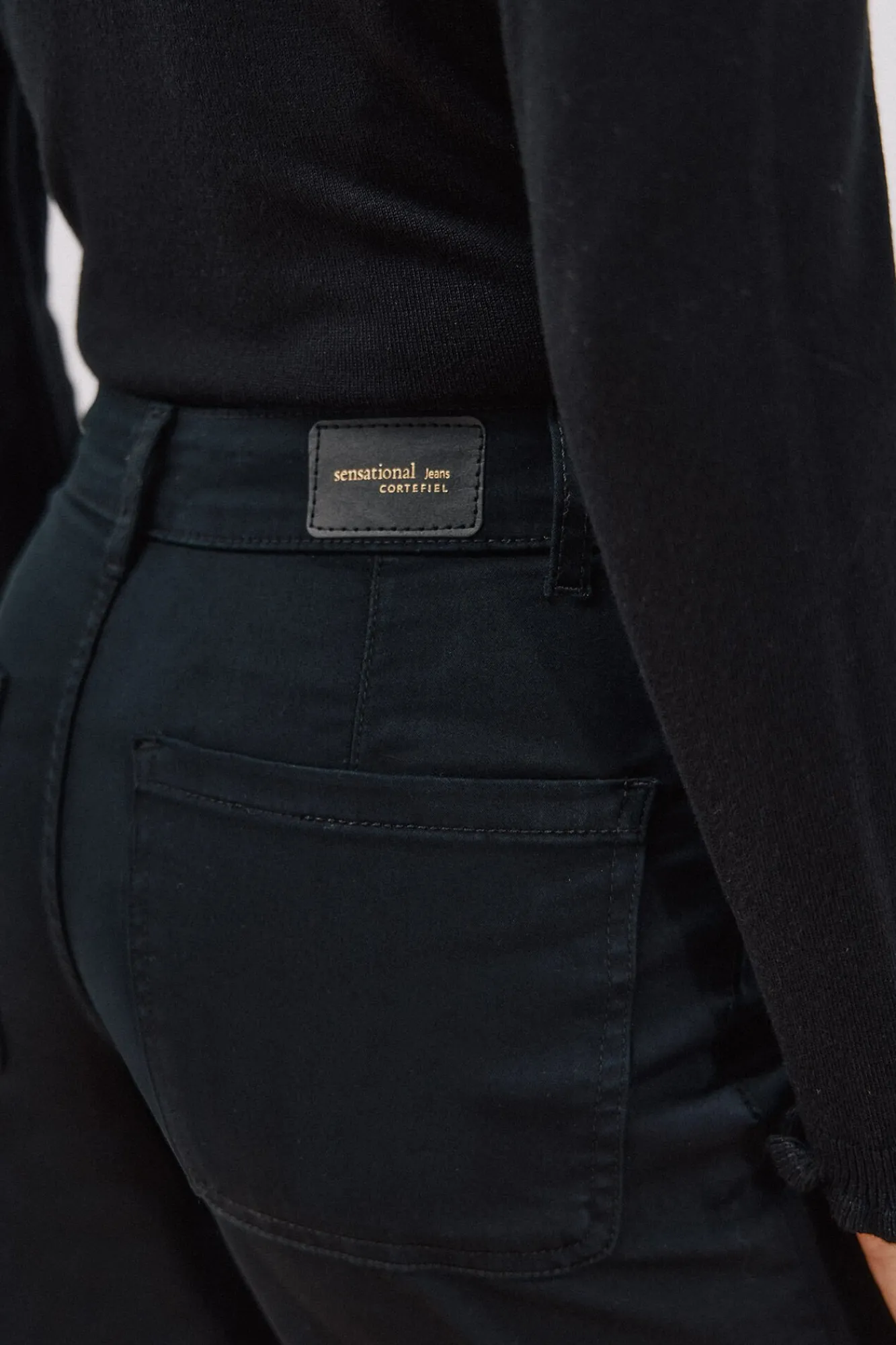 Cortefiel Jeans|Calças-Jeans Sensational marine Preto
