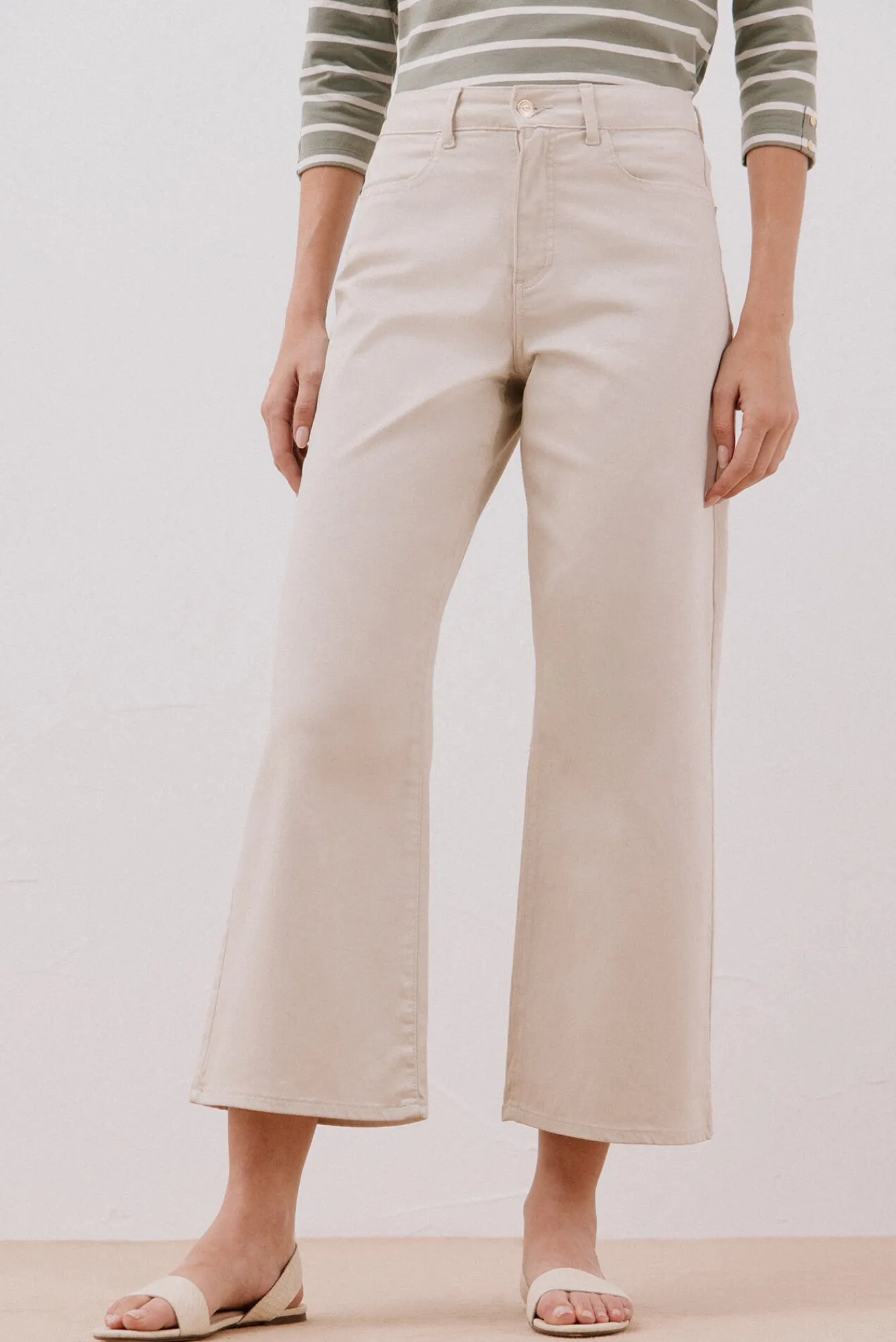 Cortefiel Jeans|Calças-Jeans Sensational marine Ecru