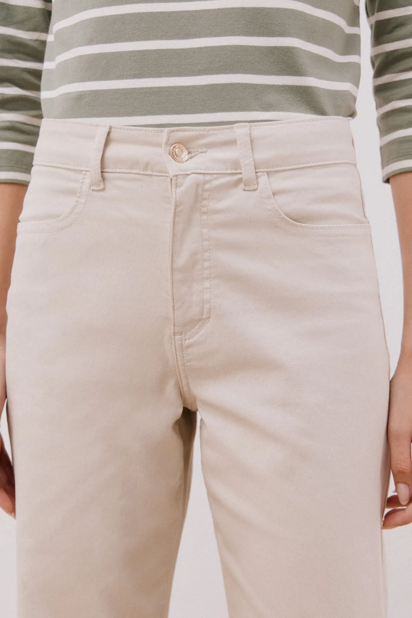 Cortefiel Jeans|Calças-Jeans Sensational marine Ecru