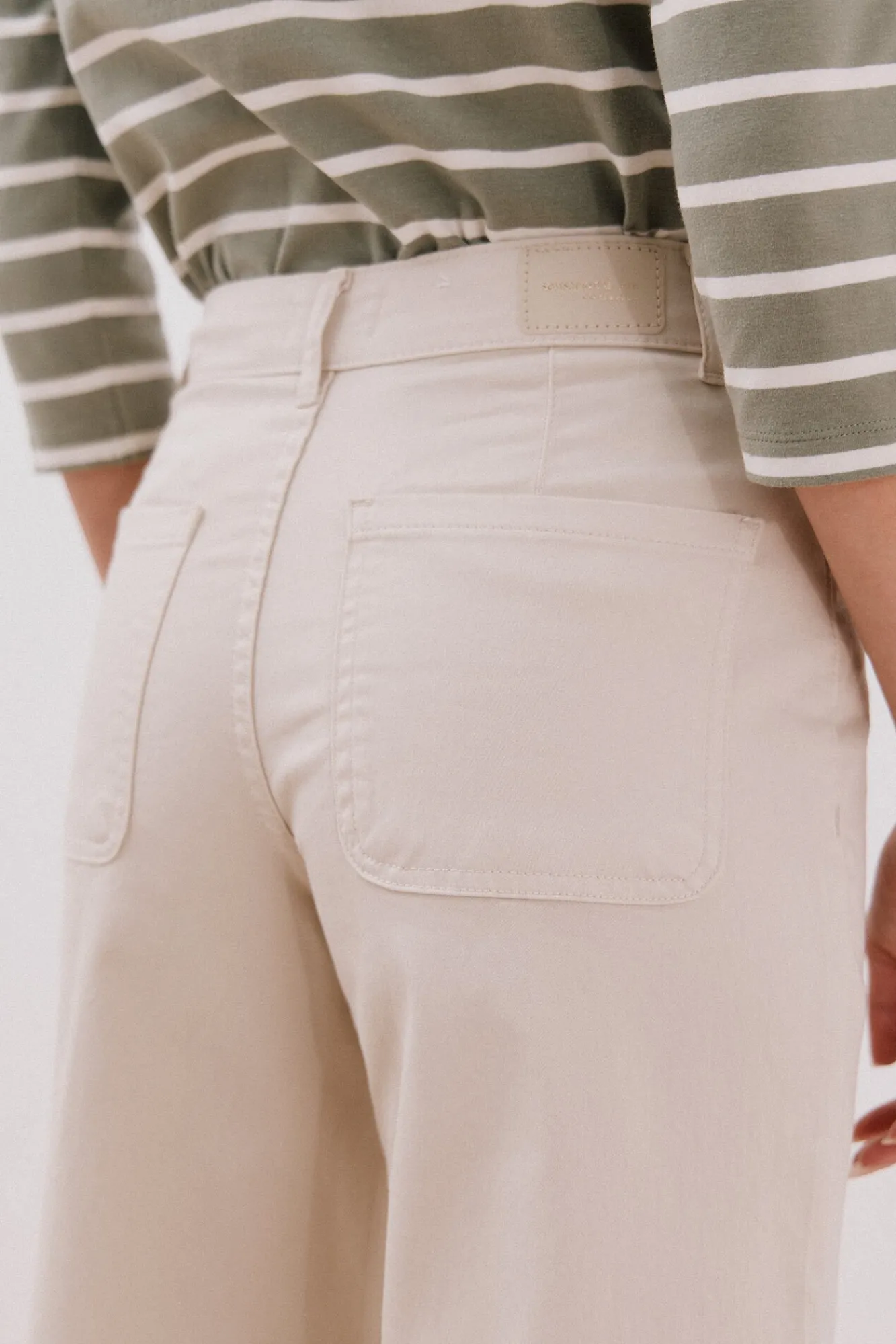 Cortefiel Jeans|Calças-Jeans Sensational marine Ecru