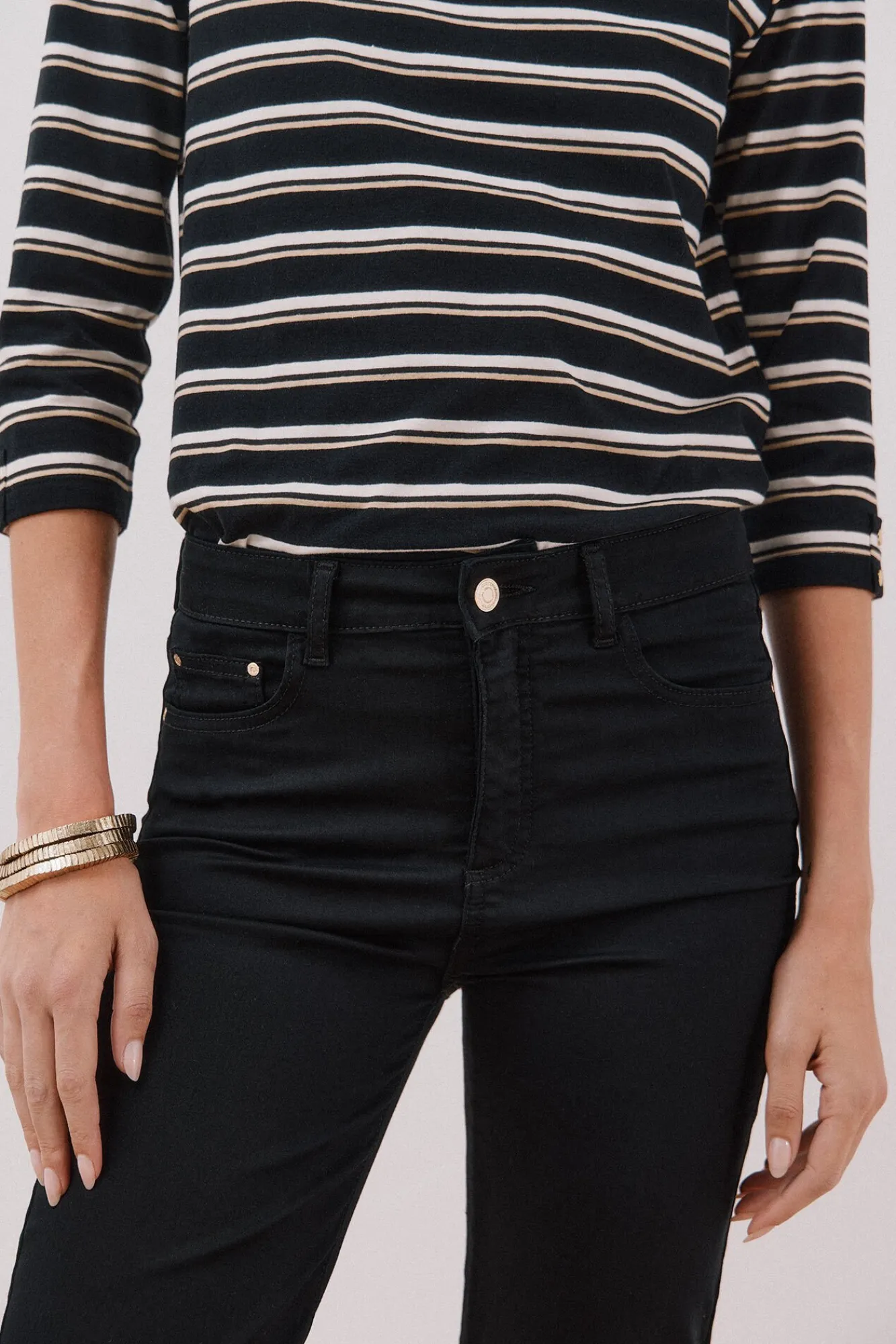 Cortefiel Jeans|Calças-Jeans Sensational reto Preto