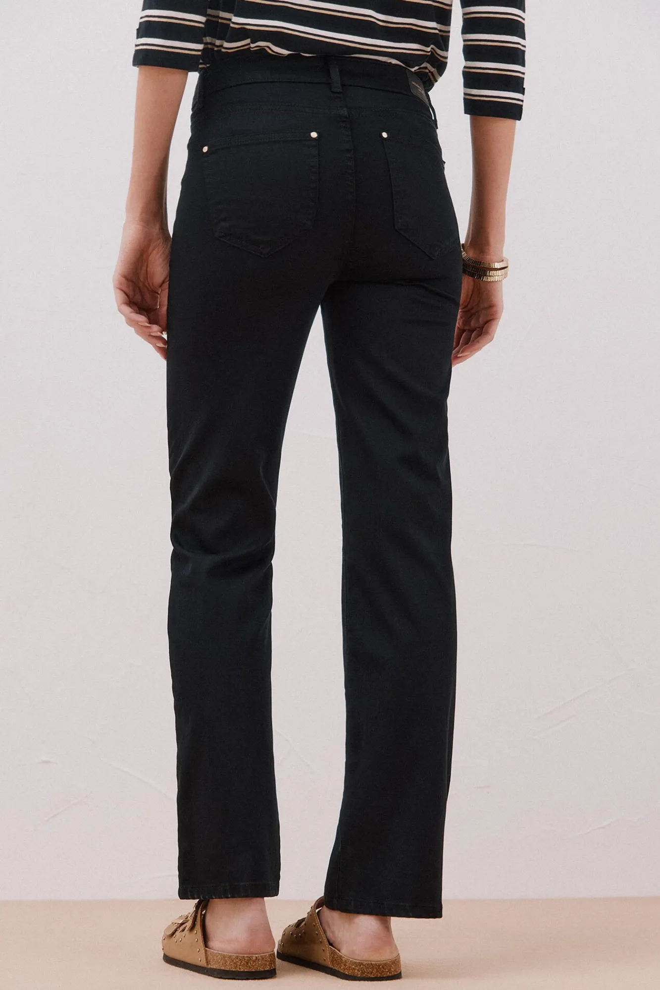 Cortefiel Jeans|Calças-Jeans Sensational reto Preto