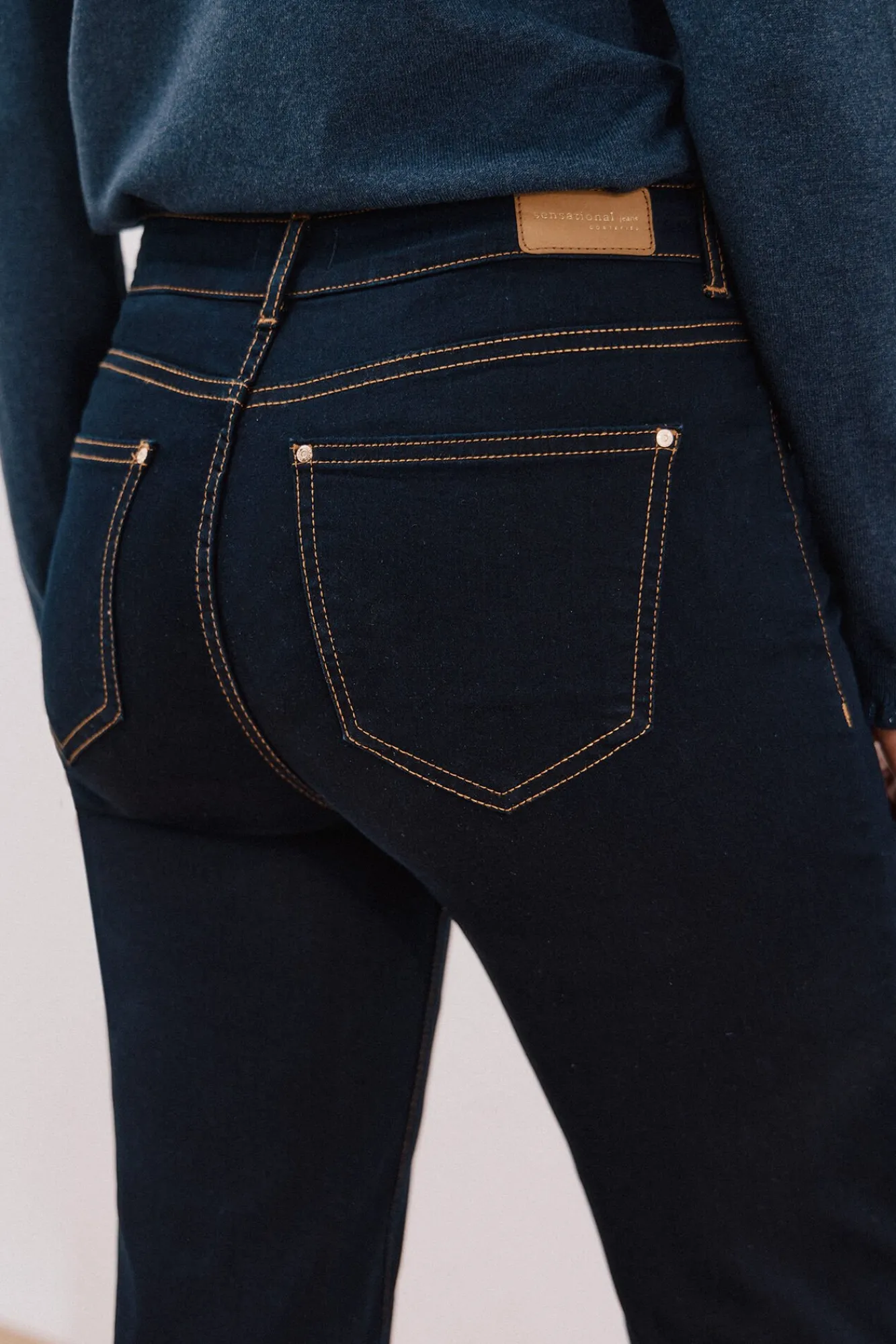 Cortefiel Jeans|Calças-Jeans Sensational reto Azul