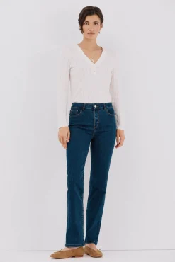 Cortefiel Jeans|Calças-Jeans Sensational reto Azul