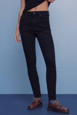 Springfield Jeans-Jeans skinny preto