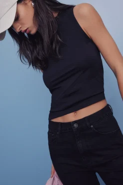 Springfield Jeans-Jeans skinny preto