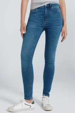 Springfield Jeans-Jeans skinny azul