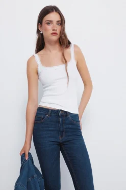 Springfield Jeans-Jeans skinny azul