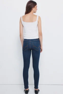 Springfield Jeans-Jeans skinny azul