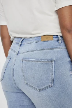Vero Moda Curve Jeans|Calças-Jeans skinny tamanho grande Azul