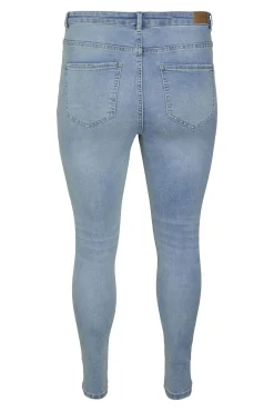 Vero Moda Curve Jeans|Calças-Jeans skinny tamanho grande Azul