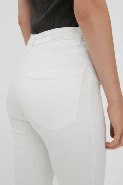 Vero Moda Jeans-Jeans Sophia cigarro de cintura subida Branco