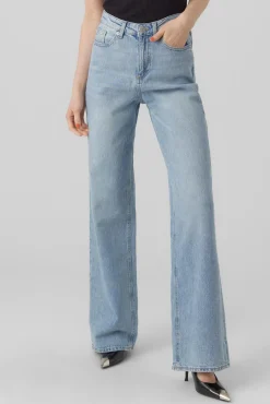 Vero Moda Jeans|Calças-Jeans wide Azul