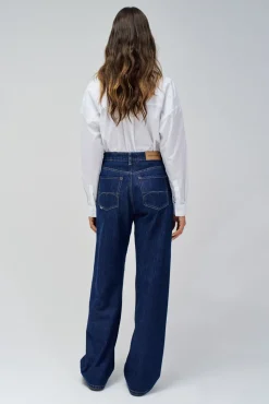 Salsa Jeans Jeans|Calças-Jeans wide leg Azul