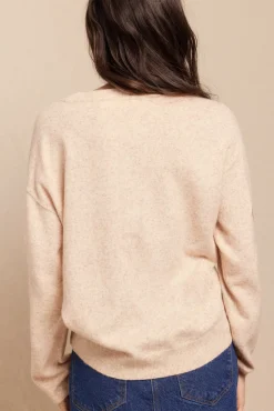 Slowlove Camisolas-Jersey bordado Ecru