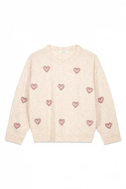 Slowlove Camisolas-Jersey bordado Ecru