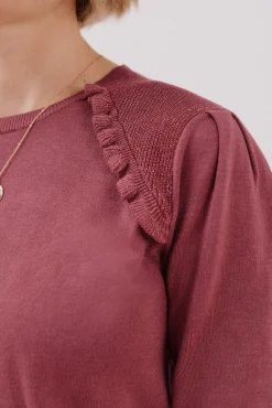 Cortefiel Camisolas-Jersey com acabamento em babados Granada