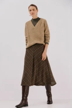 Cortefiel Camisolas-Jersey com bico salpicado Tostado