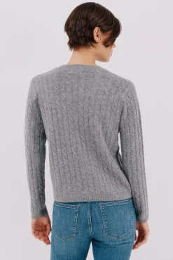 Cortefiel Camisolas-Jersey macio com oitos Cinzento