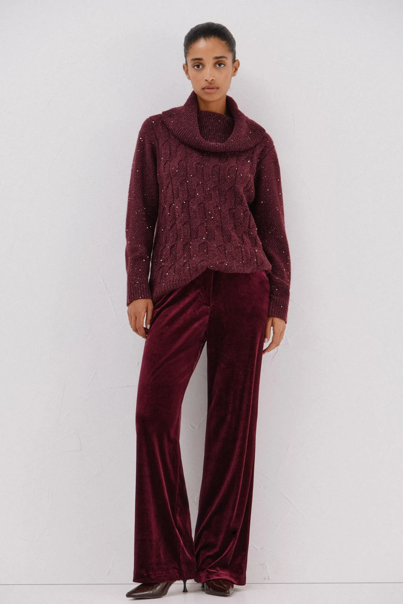 Cortefiel Camisolas-Jersey punto lentejuelas Granada