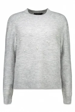 Cortefiel Camisolas-Jersey punto perlas Cinzento