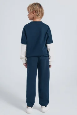 Springfield Kids Calças|T-Shirts-Jogger básico menino azul