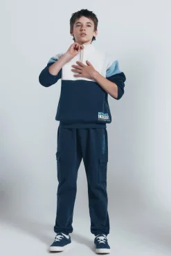 Springfield Kids Calças|T-Shirts-Jogger cargo menino azul