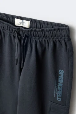 Springfield Kids Calças|T-Shirts-Jogger cargo menino azul