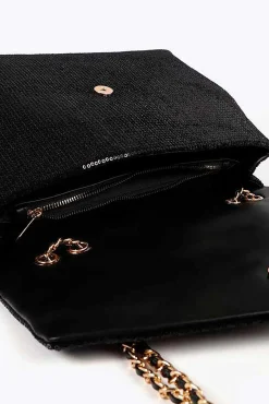 Lola Casademunt Malas-lapela com aba Preto