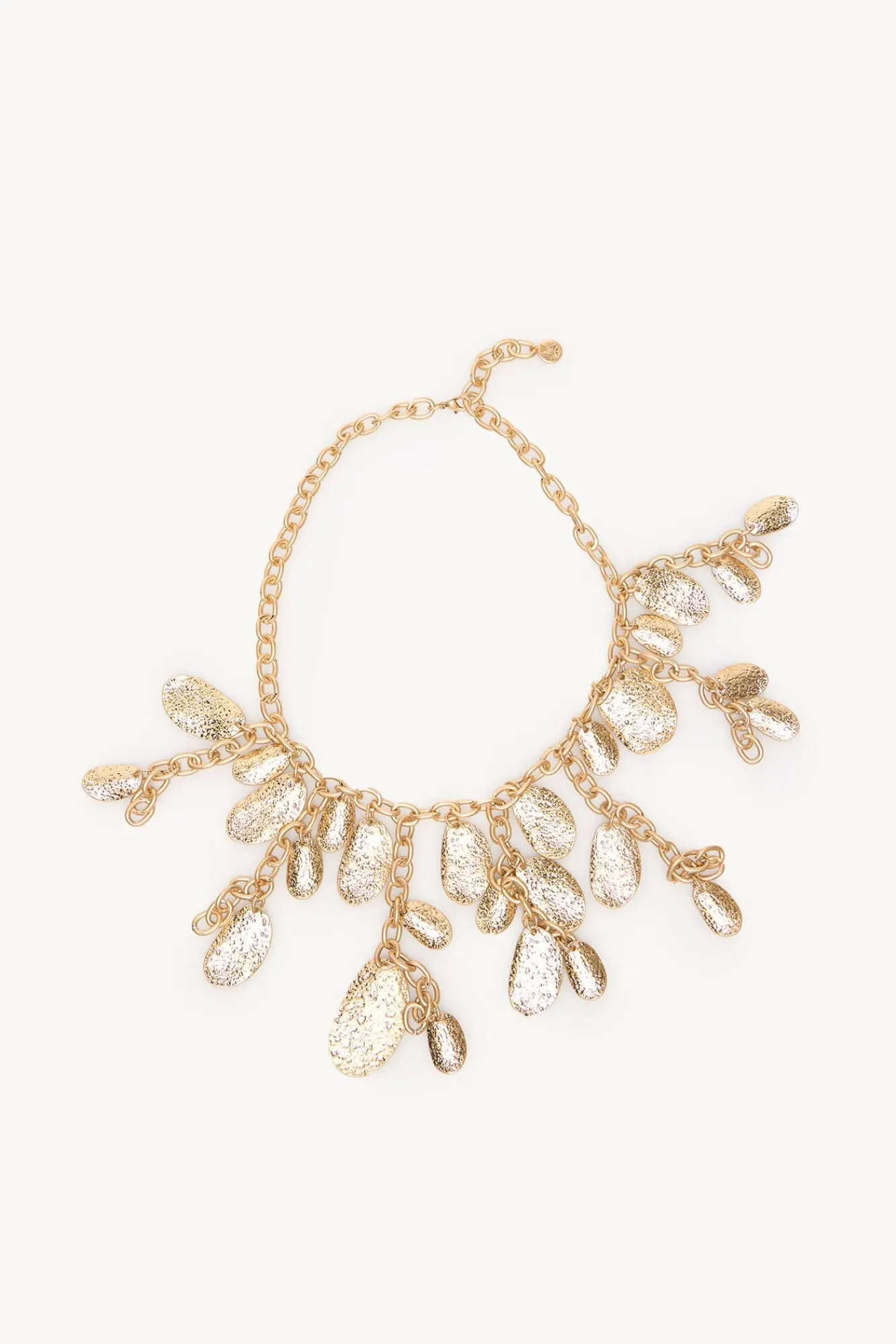 Hoss Intropia Joalharia E Bijuteria-Lúcia. Colar de elos banhado a ouro Dourado