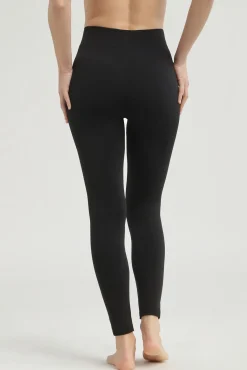 DIM Calças-Legging térmica longa feminina preto