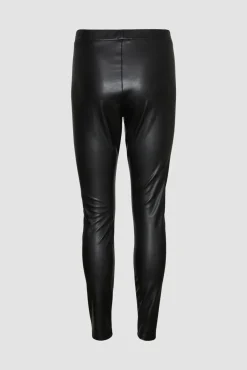 Vero Moda Calças-Leggings de polipele Preto