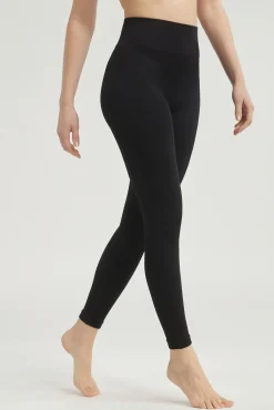DIM Calças-Leggings esportivas longas femininas preto