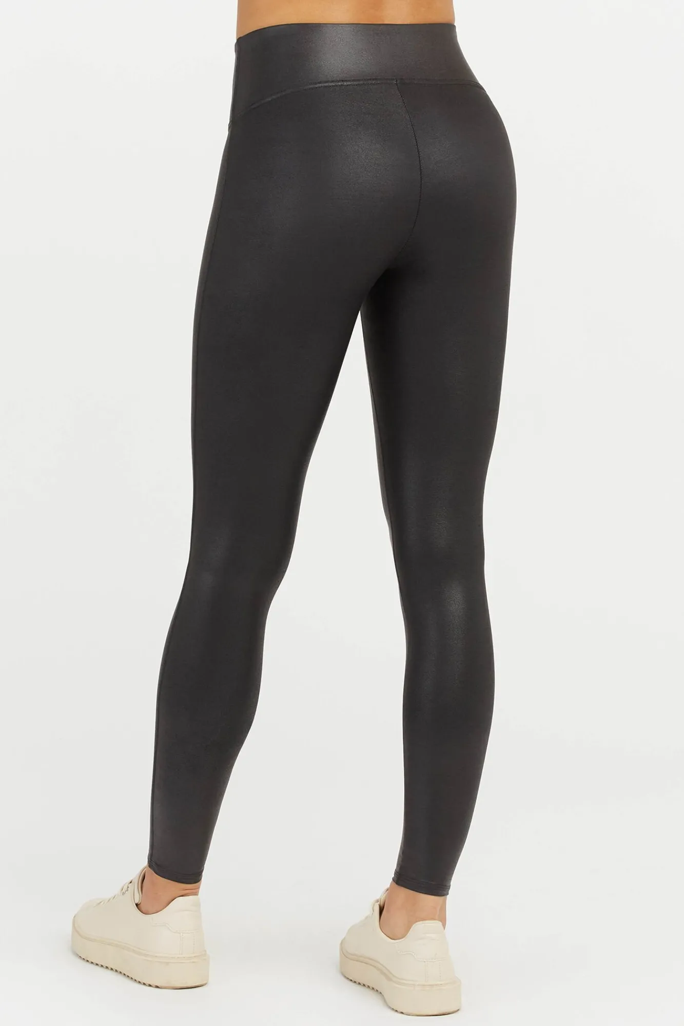 Spanx Calças-Leggins reductores efecto cuero preto
