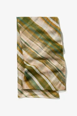 Vilanova Cachecol-Lenço Estampado com Efeito Linho bege