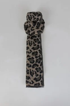 System Action Cachecol-lenço jacquard preto