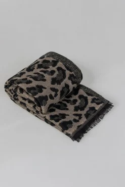 System Action Cachecol-lenço jacquard preto