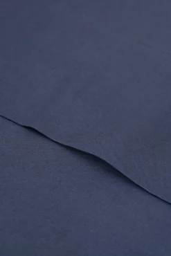 Textura Conjuntos De Roupa De Cama-Lençol algodão orgânico. Cama 150-160 cm. azul