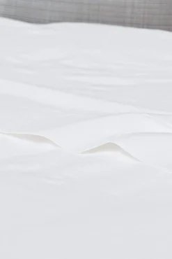 Textura Conjuntos De Roupa De Cama-Lençol algodão percal. Cama 135-140 cm. branco